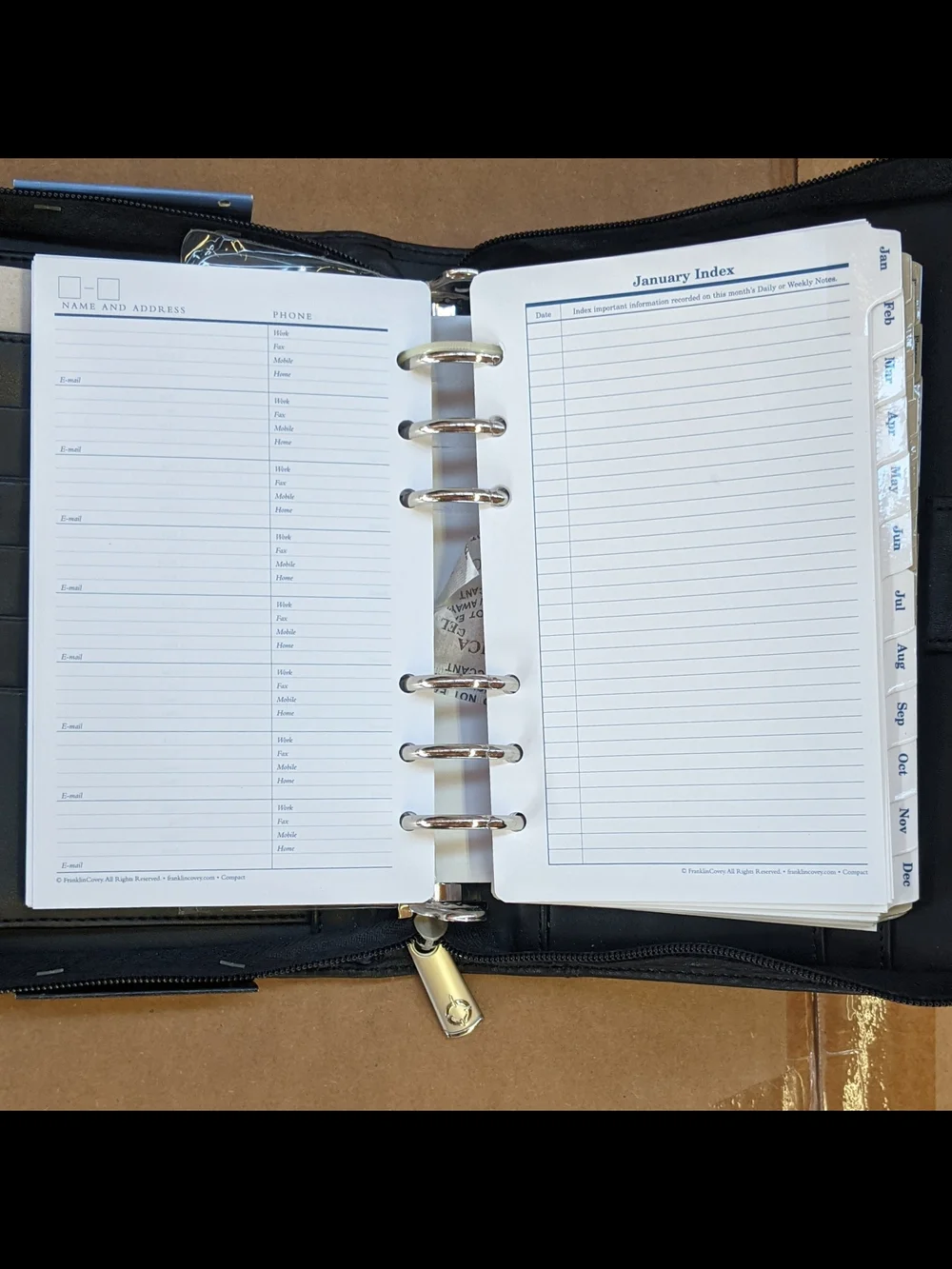 Brand New • Franklin Covey Leather Planner